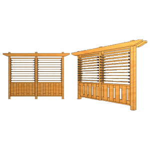 Louver Kit Direct best for Louvered Wall and Privacy Wall