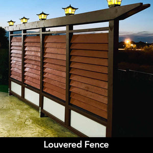 Louvered Fences Louvers for fences